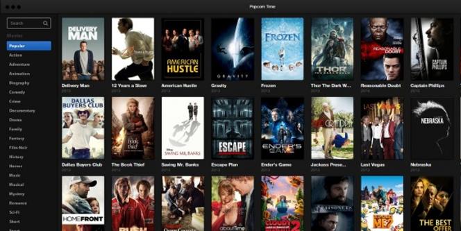 Popcorn Time arrive sur iOS
