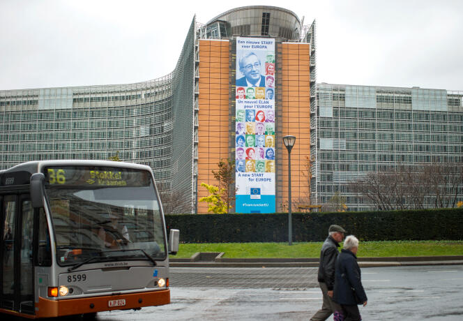 Le siège de la commission européenne, à Bruxelles, en décembre 2014