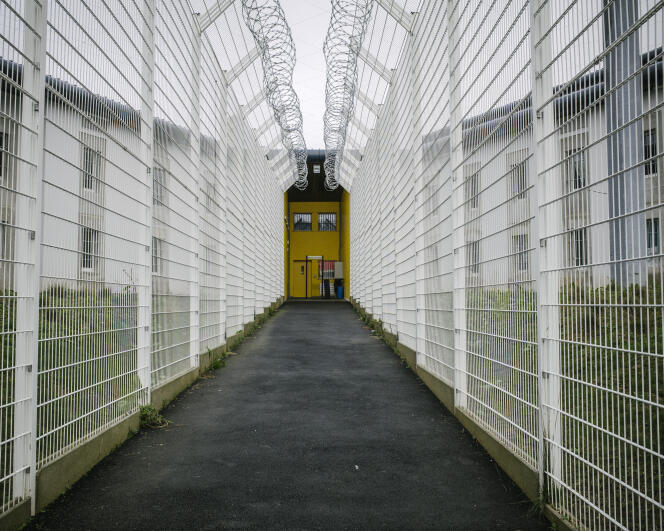 Le centre pénitentiaire D'Alençon-Condé en janvier 2014.