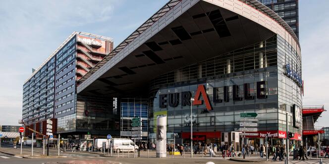 Le centre commercial Euralille, à Lille, dans le nord de la France, le 30 octobre 2014.