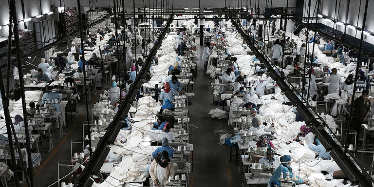 Cette usine marocaine fournit des vêtements en denim à Inditex.
