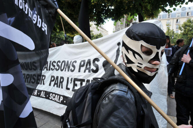 Manifestation à Paris, le 21 juin 2009, en soutien aux neuf personnes du 