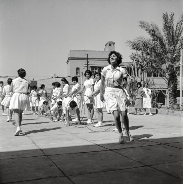 Ecole secondaire Al-Aqida, Bagdad, 1961. 
