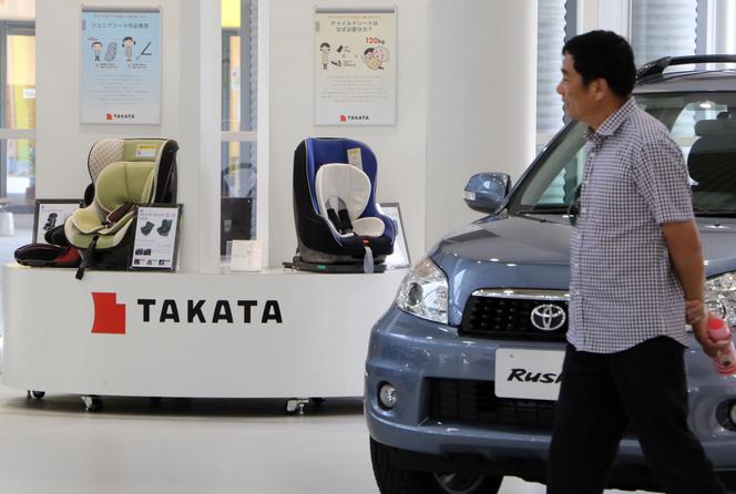 Un showroom Takata, à Tokyo, au Japon, le 8 mai 2015.