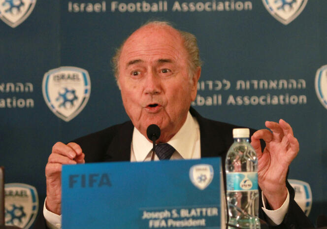 Sepp Blatter, le 19 mai à Jérusalem.