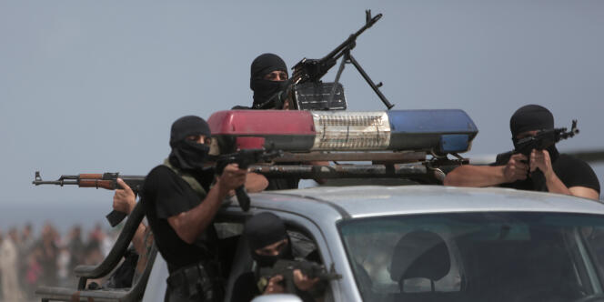 Une patrouille du Hamas dans les rues de Gaza, le 21 mai 2015.