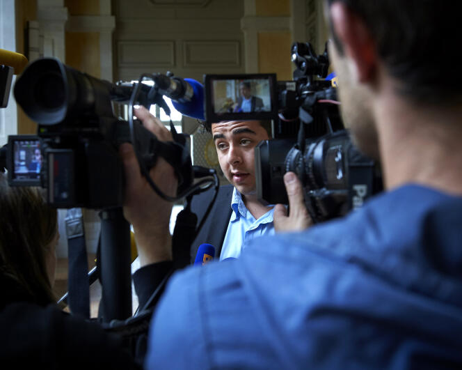 Jonathan Delay au tribunal de Rennes, le 26 mai.