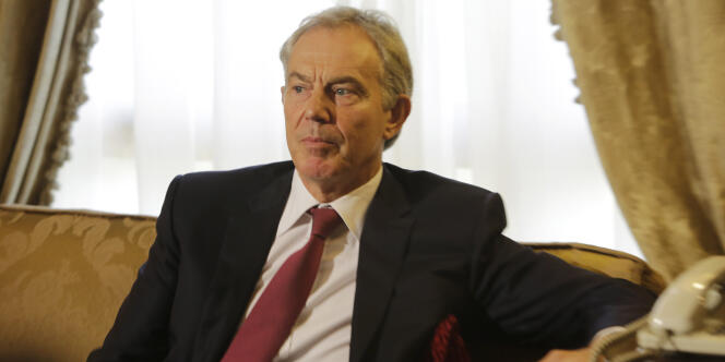 Tony Blair, le 6 août 2014.