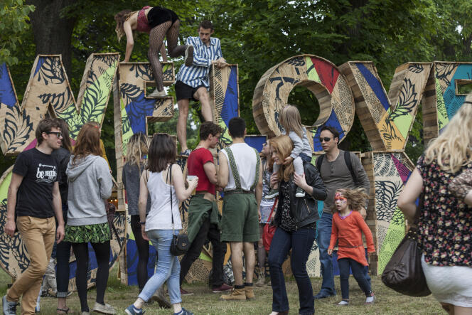 Au parc de Bagatelle, lors du festival We Love Green, le 1er juin 2014.