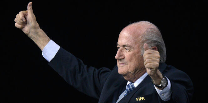Sepp Blatter a été réélu pour un cinquième mandat à la tête de la FIFA, le 29 mai à Zurich.