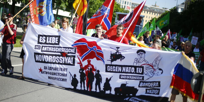 Manifestation anti-G7 le 4 juin à Munich.