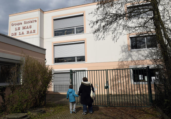 L'école de Villefontaine (Isère) dont le directeur a été mis en examen pour viols sur mineurs, en mars 2015.