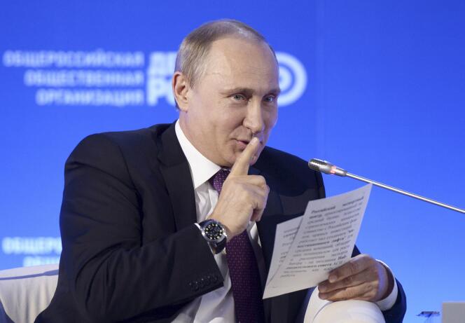 Vladimir Poutine le 26 mai à Moscou.