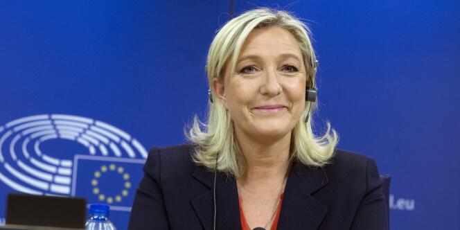 Marine Le Pen au Parlement européen, le 16 juin.