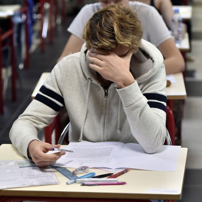 Examen du bac 2015 à Nantes.
