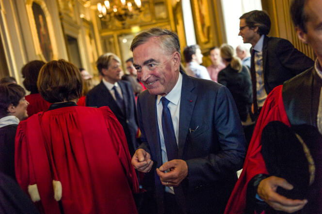 Jean-Claude Marin à la Cour de Cassation, le 29 août 2014 à Paris.