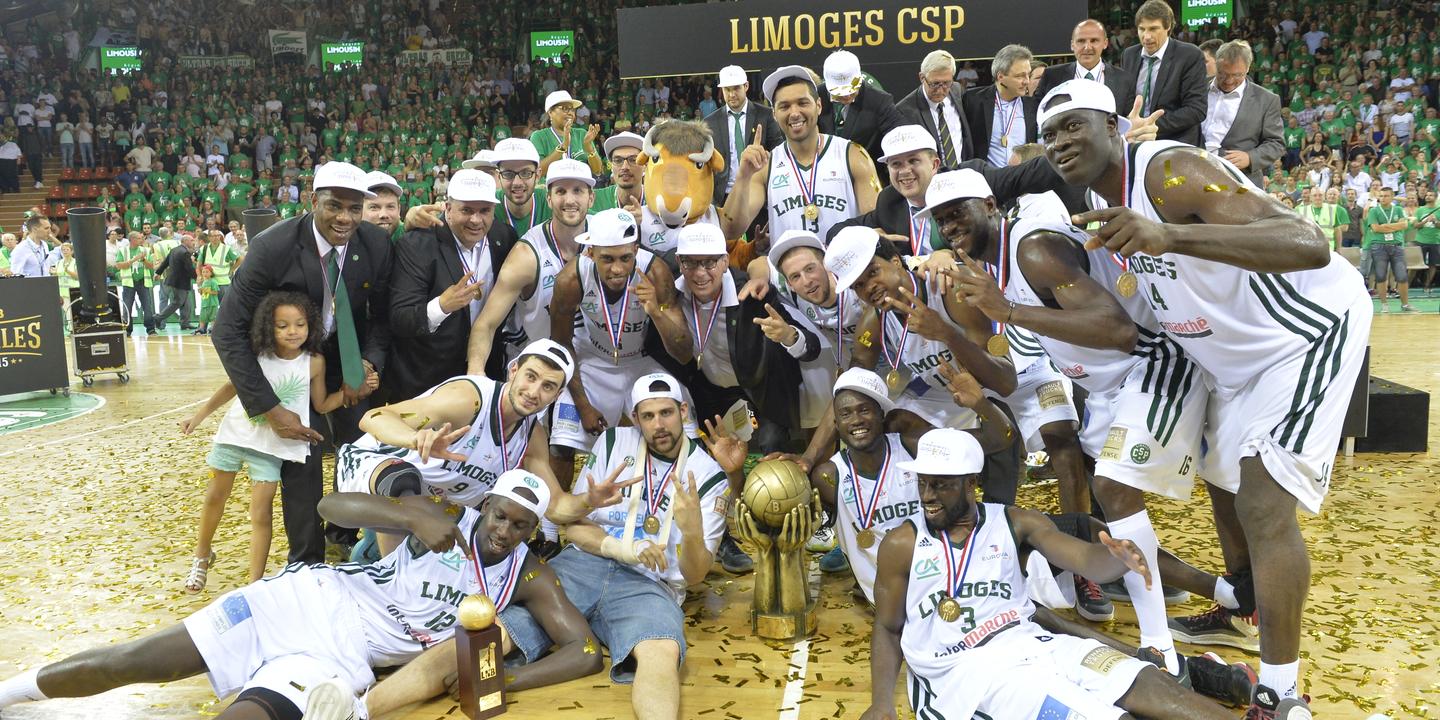 Basket Limoges conserve son titre de champion de France