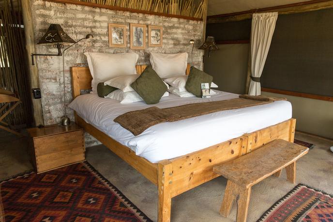 le lodge du camp de Little Makalolo.