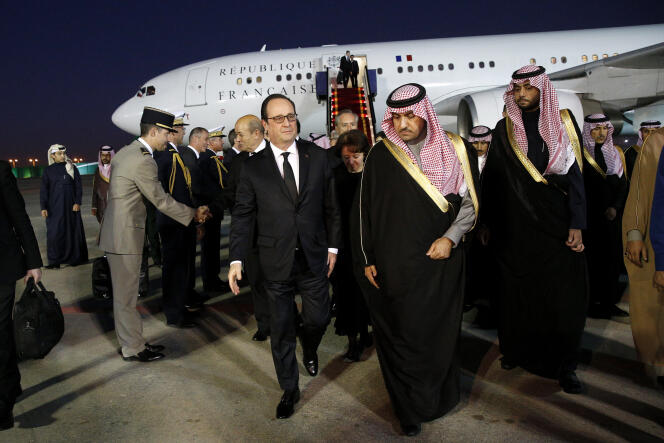 François Hollande, à Riyad, le 24 janvier.