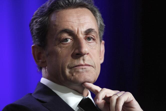 L'ancien président de la République, Nicolas Sarkozy, à Asnières en mai.