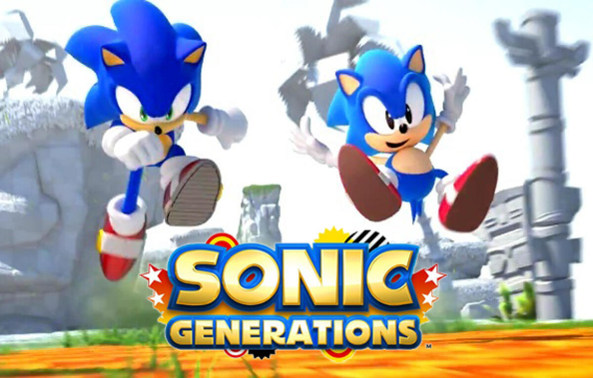 En 2011, pour les 20 ans de son hérisson phare, Sega avait imaginé la rencontre entre le Sonic d'aujourd'hui (à gauche) et le Sonic de 1991 (à droite).