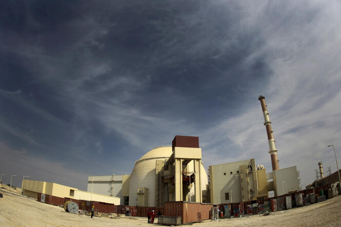 La centrale nucléaire de Bouchehr, en Iran, en 2010.