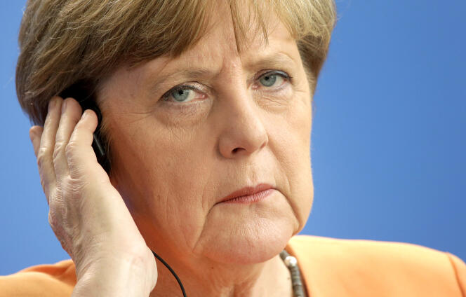 Angela Merkel, le 1er juillet 2015.