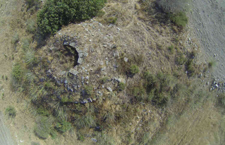 Sur la photo prise par le drone d’Ettore Tronci, la « Gifle de Poséïdon », selon l’expression d’Homère, est venue du sud-ouest.