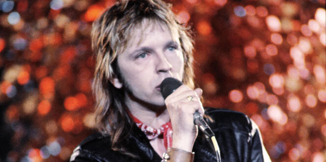 Le chanteur Renaud, le 30 décembre 1983.