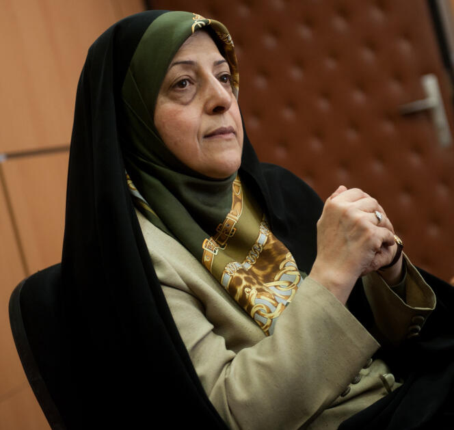 Massoumeh Ebtekar, à Téhéran, le 25 février 2014.