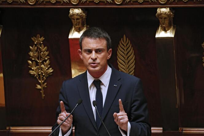 Manuel Valls, à l'Assemblée nationale, le 8 juillet.
