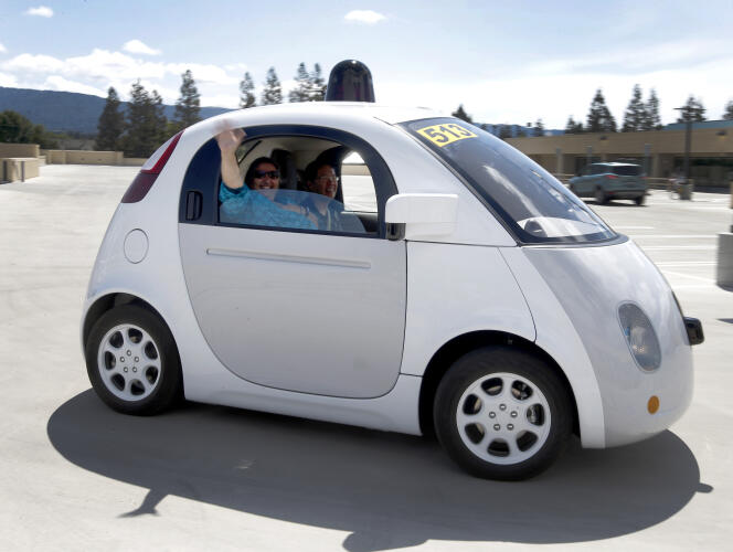 La voiture sans conducteur de Google.