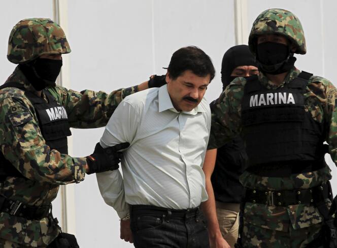 Joaquin « El Chapo » Guzman lors de son arrestation le 22 juillet 2014.