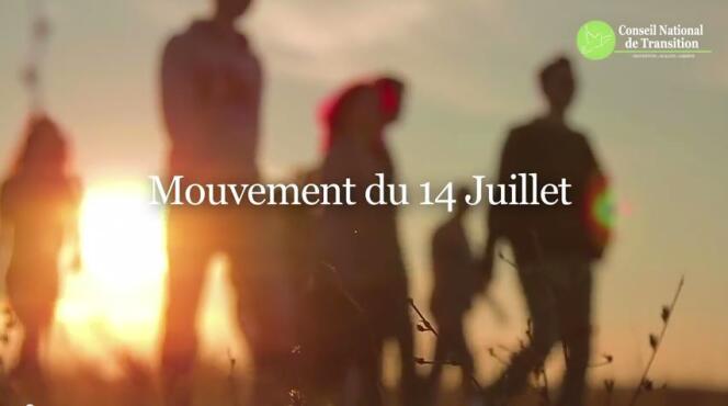 Capture écran d’une vidéo du site Mouvement-14-juillet.fr