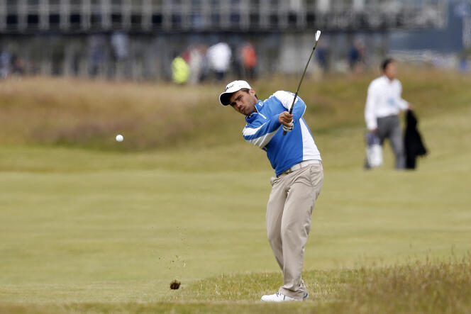 French golfer Romain Langasque, in St Andrews, Scotland, July 14, 2015.