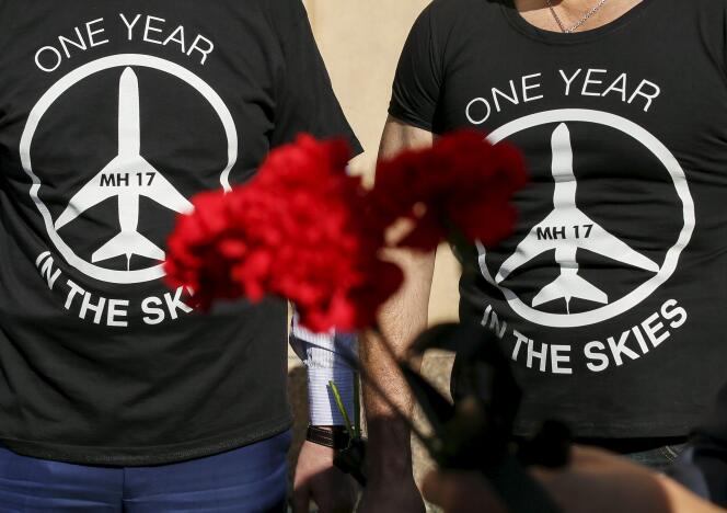 Le vol MH17 de Malaysia Airlines avait été abattu dans l’est de l’Ukraine le 17 juillet 2014, tuant ses 298 passagers et membres d’équipage, dont une majorité de passagers néerlandais.