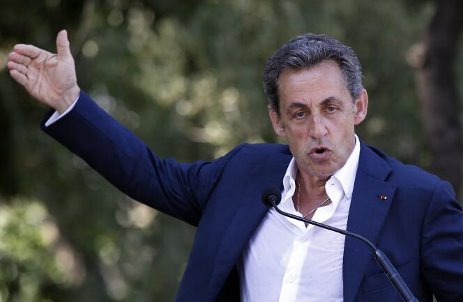 Nicolas Sarkozy, lors de son discours à Nice, le 19 juillet.