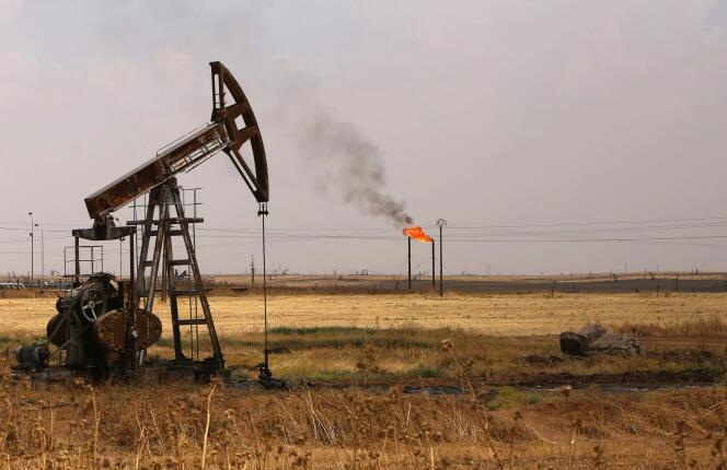 Le champ de pétrole de Rmeilane, en Syrie, en juillet.
