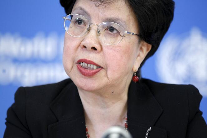 Margaret Chan, directrice générale de l'Organisation mondiale de la santé (OMS), le 31 juillet 2015 à Genève, en Suisse.