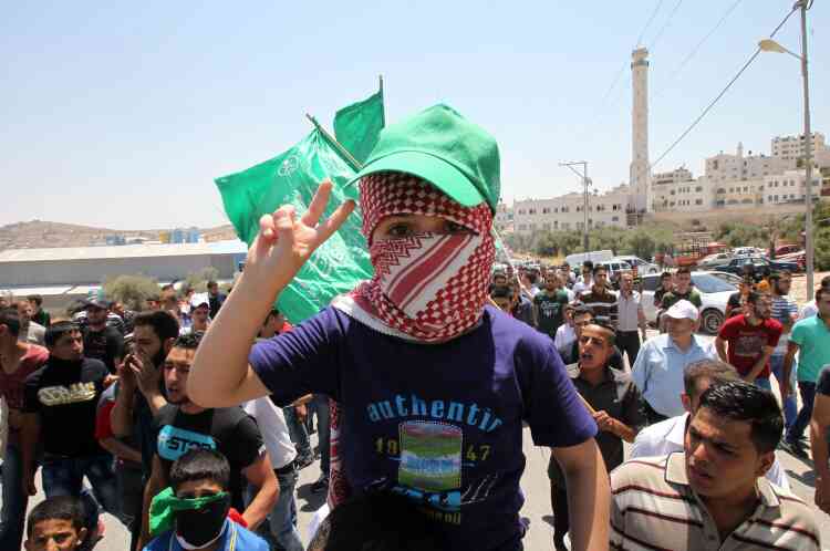 Des manifestations ont eu lieu à Hebron, dans le sud de la Cisjordanie.