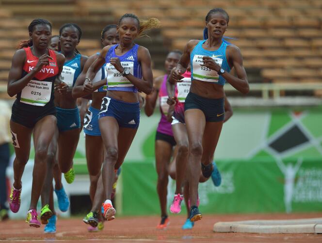 Lors des sélections nationales à Nairobi, 1er août 2015.