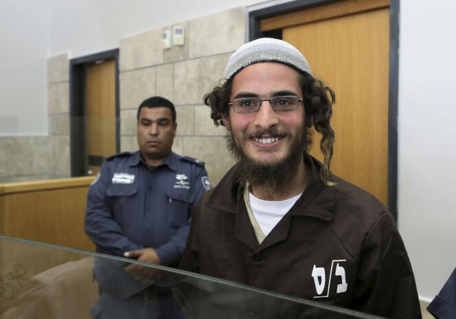 Meir Ettinger comparait devant un tribunal de Nazareth, le 4 août.