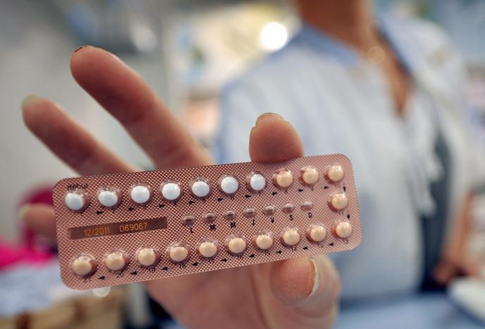 Plaquette de pilules contraceptives, en octobre 2009.