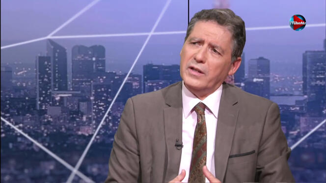 André Bonnet, cofondateur de l'association Promouvoir, sur le plateau de la chaîne TVLibertés, le 30 mai 2015.