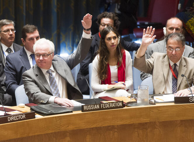 Le Conseil de sécurité de l'ONU vote en faveur de la création d'un mécanisme conjoint d'enquête pour désigner les responsables d’attaques chimiques au chlore en Syrie, le 7 août.