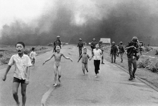 La célèbre photographie prise durant la guerre du Vietnam par Nick Ut, photographe de l'agence Associated Press.