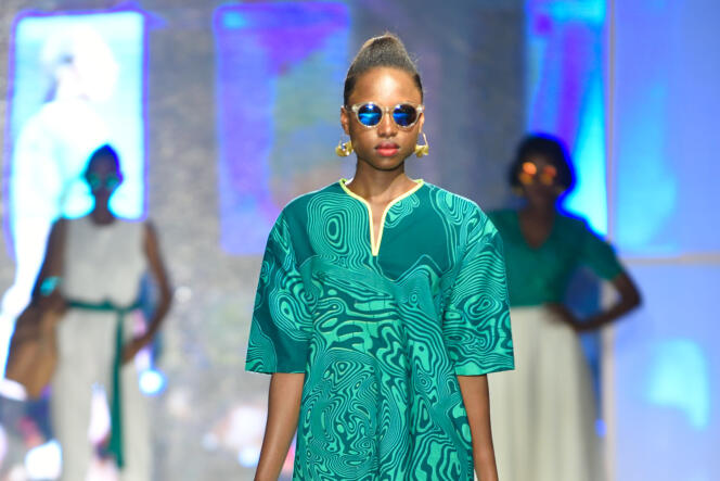 A la Brazza Fashion Night 2015, défilé du créateur ivoirien Elie Kuame.