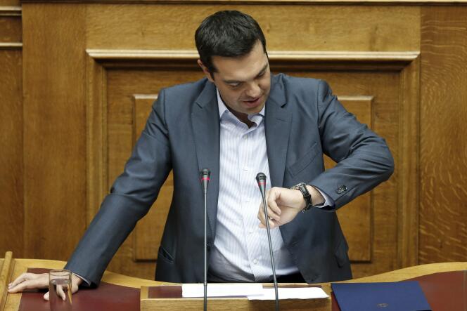 Alexis Tsipras, à Athènes, le 14 août.