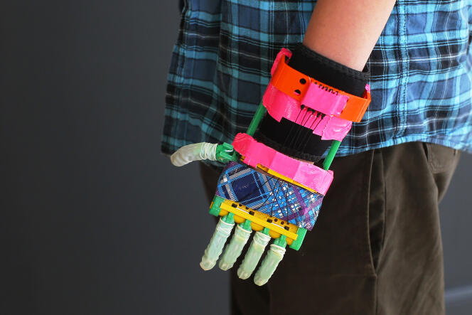 Un enfant de 12 ans a reçu une main imprimée en 3D aux Etats-Unis en 2013.