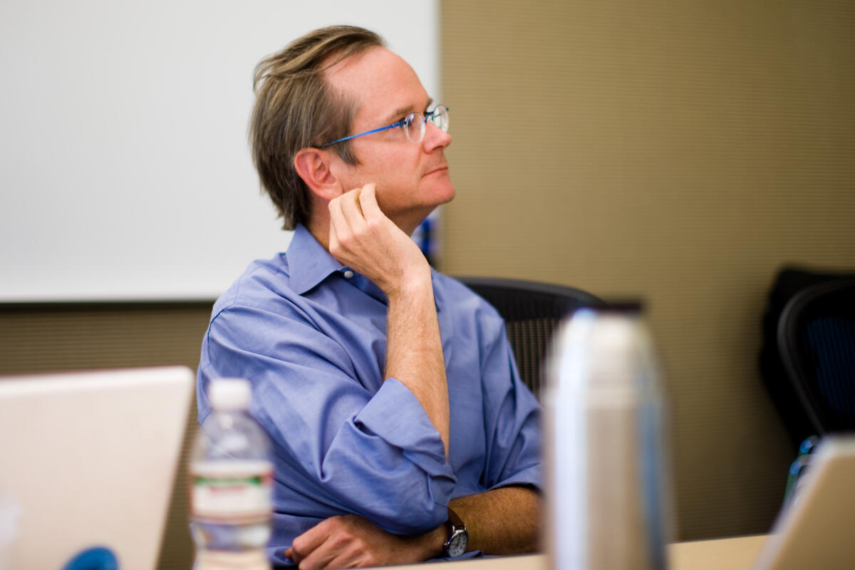 Lawrence Lessig veut modifier en profondeur le mode de financement de la vie politique américaine.